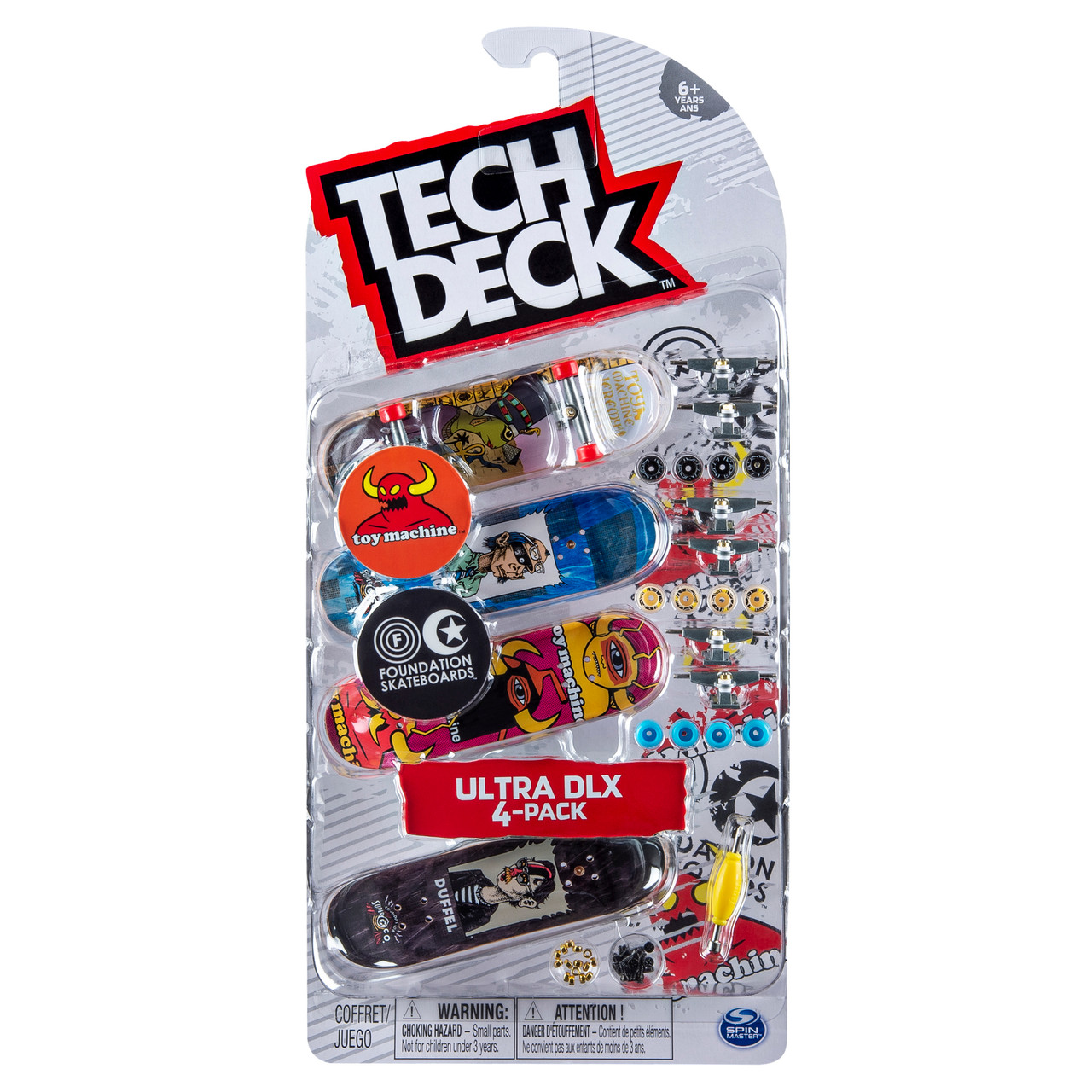 Skate de Dedo Tech deck Ultra Revive Com 4 Skates - Sunny - Ifcat ToyStore