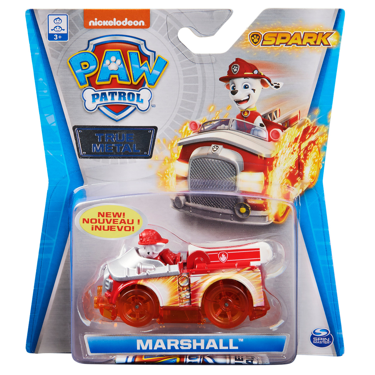 Amfibiekøretøjer Psykiatri Rejsende Paw Patrol Marshall Spark True Metal Vehicle - Mobile Advance