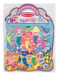 Melissa & Doug Puffy Sticker Activity Book: Mermaids - 65 Reusable Stickers