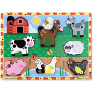 Melissa & Doug Farm Wooden Chunky Puzzle (8 pcs)