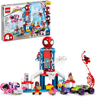 LEGO Marvel Spidey And His Amazing Friends Spider-Man Webquarters Hangout 10784 Building Kit for Ages 4+ (155 Pieces)