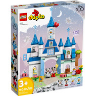 LEGO DUPLO Disney 100 3in1 Magic Castle 10998 Building Toy Set for Family Group Play, Toddlers and Preschoolers Ages 3 and up, Imaginative Play, Includes 5 Mickey and Friends Figures