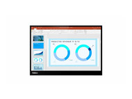 Lenovo ThinkVision M14d - LED Backlight - Flat - 2240 x 1400 - 14Inch - 8Ms response time - 60 Hz refresh rate, Black