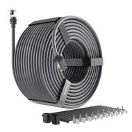 STARWARE Starlink Gen 3 Cable, 45M/147FT Replacement Generation 3 Cable for Standard V3 Kit and Accessories, Waterproof Outdoor Starlink Ethernet Cable with Retainer, Gray