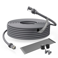 STARWARE Starlink Gen 3 Cable, 23M/75FT Replacement Generation 3 Cable for Standard V3 Kit and Accessories, Waterproof Outdoor Starlink Ethernet Cable with Retainer, Gray