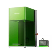 xTool F1 Ultra 20W Fiber & Diode Dual Laser Engraver, 10000mm/s Ultra Fast Laser Wood Jewelry Cutter and Engraving Machine