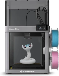 Flashforge Creator 5 Pro 4-Toolheads Enclosed Multi-Color 3D Printer | 500% Faster, Zero Purge Waste