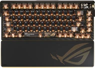 ASUS ROG 20th Edition Azoth Extreme – Wireless Mechanical Gaming Keyboard – 75% TKL, Aluminum Chassis, Carbon Fiber, 24K Gold-Plated