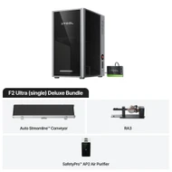 xTool F2 Ultra 60W MOPA Fiber Laser Engraver with an Auto Streamline™ Conveyor, RA3, and  SafetyPro™ AP2 Deluxe Bundle