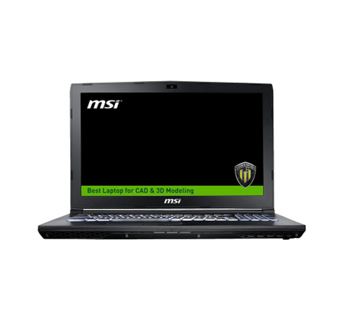 MSI Mobile Workstation WE62 7RJ-1828US 15.6" FHD Professional Laptop - Intel Core i7-7700HQ, NVIDIA Quadro M2200 4GB, 16GB RAM, 256GB SSD, Win 10 Pro