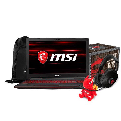 MSI GL63 8RC-068 15.6" Gaming Laptop - Intel Core i7-8750H, GTX1050, 16GB DDR4, 128GB SSD+1TB, Win10