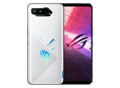 ASUS ROG Phone 5s 6.78” FHD+ 64MP/13MP/5MP Triple Camera with 24MP Front Camera 12GB RAM 512GB Storage 5G LTE Unlocked Dual SIM Cell Phone White