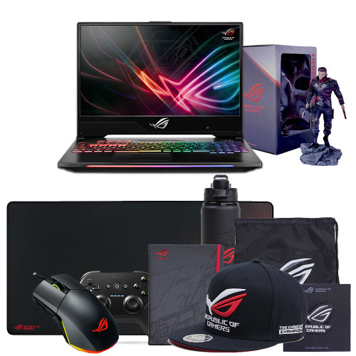 ASUS ROG Strix Hero II GL504GM-DS74 15.6" Gaming Laptop - 144Hz IPS-Type Slim Bezel Display, GeForce GTX 1060 6GB, Intel Core i7-8750H Processor (up to 3.9GHz), 256GB PCIe SSD + 1TB HDD, 16GB DDR4, RGB Keyboard