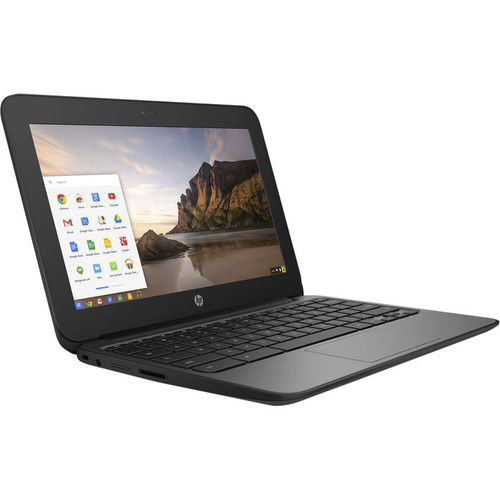 HP 11.6" Chromebook 11 G4 Education Edition - Celeron N2840 2.58 GHz,4GB DDR3L-1600, 16GB eMMC,11.6 LED HD SVA AG,UMA: HD,No Optical,802.11 a/b/g/n/ac+BT 4.0,BT,TPM,TV HD webcam,Chrome OS