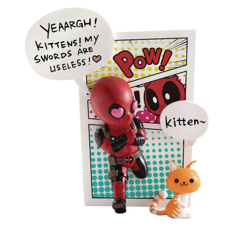 Beast Kingdom Marvel Comics Mea-004 Deadpool Jump Out of 4th Wall Mini Egg Attack Action Figure