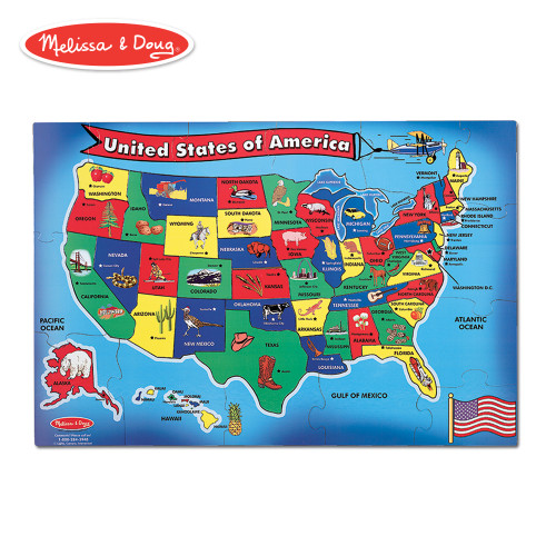 Melissa & Doug U.S.A. Floor Puzzle