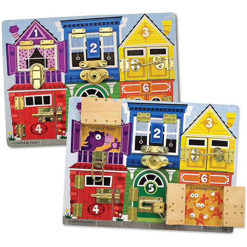 Melissa and Doug Wooden Latches Board