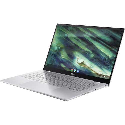 Asus Chromebook Flip C436 C436FA-YZ388T-S 14" Touchscreen Convertible Chromebook - Full HD - 1920 x 1080 - Intel Core i3 10th Gen i3-10110U Dual-core (2 Core) 2.10 GHz - 8 GB Total RAM - 128 GB SSD - Silver