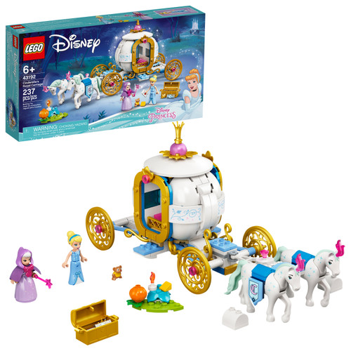 LEGO Disney Cinderella’s Royal Carriage 43192; Creative Building Toy