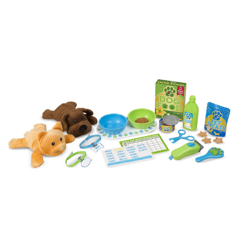 Melissa & Doug® Feeding & Grooming Pet Care Play Set