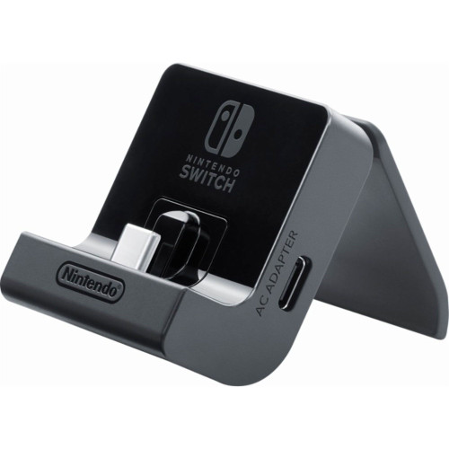 Nintendo Switch, Adjustable Charging Stand, Black, HACACDTKA