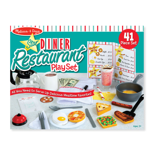 Melissa & Doug Star Diner Restaurant Play Set