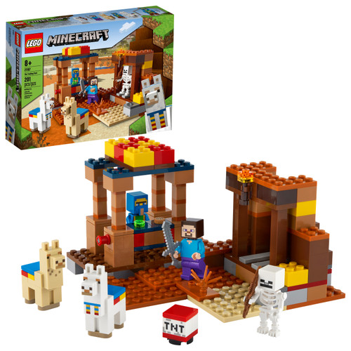 LEGO Minecraft The Trading Post 21167 Collectible Playset (201 Pieces)