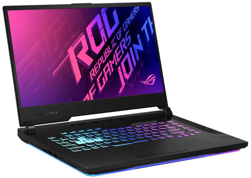 ASUS ROG Strix G15 (2020) Gaming Laptop, 15.6” 144Hz FHD IPS, NVIDIA GeForce GTX 1660 Ti, Intel Core i7-10750H, 16GB DDR4, 512GB PCIe NVMe SSD, RGB Keyboard, Windows 10 Home, G512LU-RS74