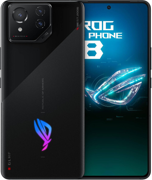 ASUS ROG Phone 8 Unlocked Phone, US Version, 6.78" 165Hz AMOLED Display, 256GB Storage, 16GB RAM, 5500mAh Battery, Phantom Black AI2401-16G256G-BK