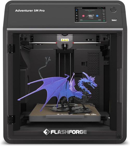Flashforge Adventurer 5M Pro 3D Printer, Enclosed CoXY Metal Structure, Safe for Home Use