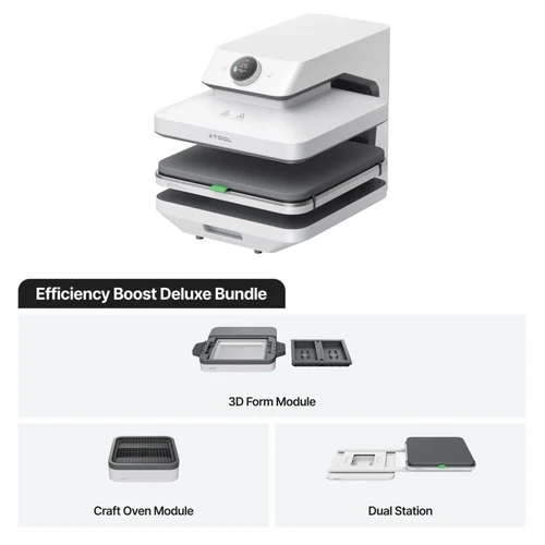xTool WonderPress 3D Auto Heat Press Boost Deluxe Bundle