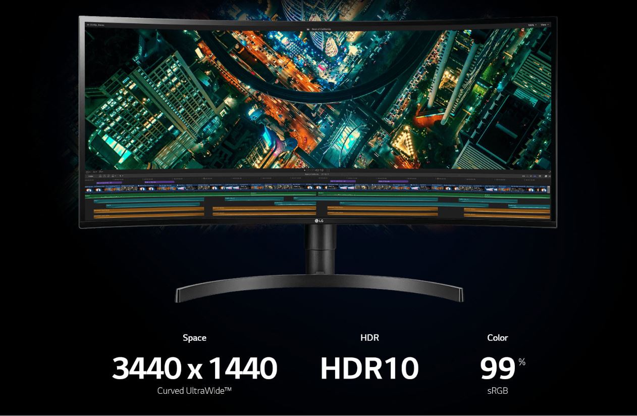 34 21:9 Curved UltraWide™ QHD (3440 x 1440) Monitor