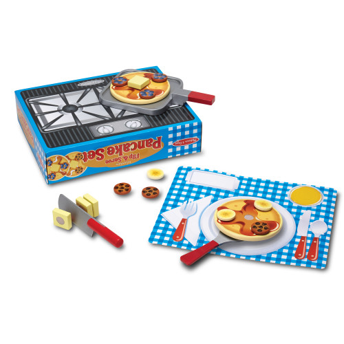 Melissa & Doug 9465 Top & Bake Pizza Counter - Wooden Play Food