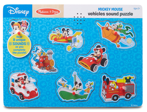Melissa & Doug Disney Mickey Mouse and Friends Vehicles Sound