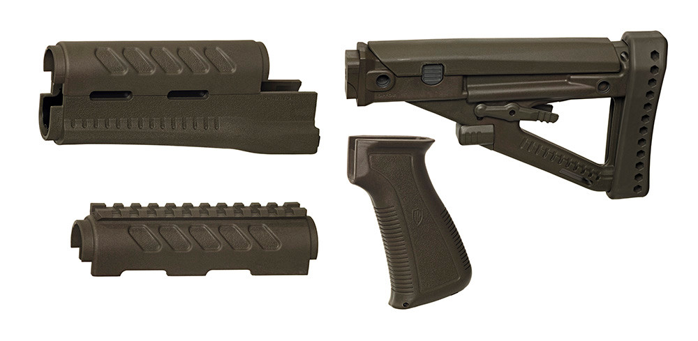 Archangel® OPFOR® Series Buttstock, Railed Forend, Pistol Grip