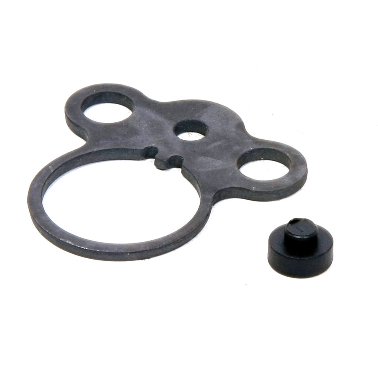 Ambidextrous Dual Loop Sling Attachment Plate - Steel