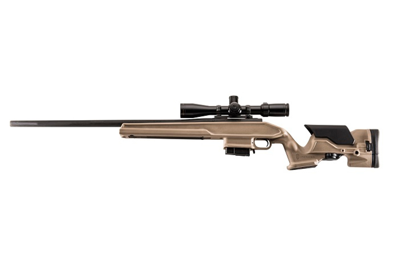 Archangel® 700 Precision Stock for the Remington® Model 700® with Aluminum Pillar Bedding - Desert Tan Polymer includes AA308 01 (10) Rd TYPE A Magazine
