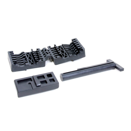 AR-15® / M16 Upper and Lower Receiver Magazine Well Vise Block Set - Black Polymer