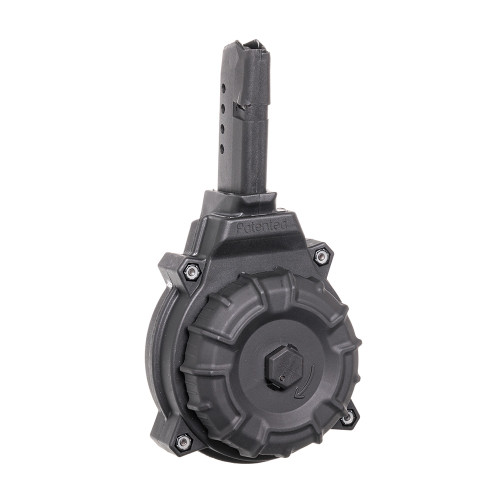 Fits the Glock® Model 43 9mm (50) Rd - Black Polymer Drum Fits the Glock® Model 43 9mm (50) Rd - Black Polymer Drum