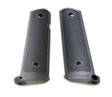 Archangel® 1911 Grip Panels with Mag-Well Funnel - Aluminum