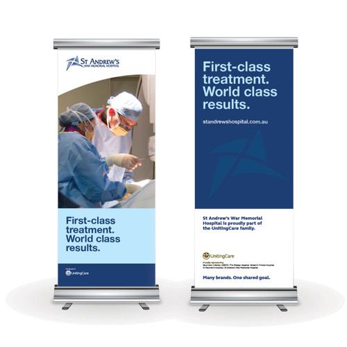 FOR HIRE - St Andrew's Hospital Pull Up Banners