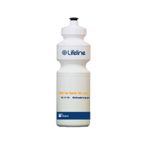 Lifeline 750ml Water Bottle (Plastic) - Available Now