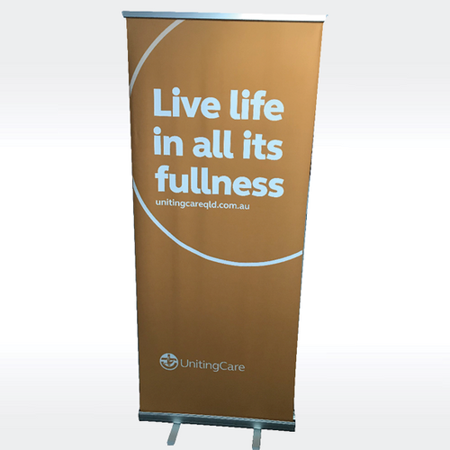 FOR HIRE -  UnitingCare Earth Pull Up Banner