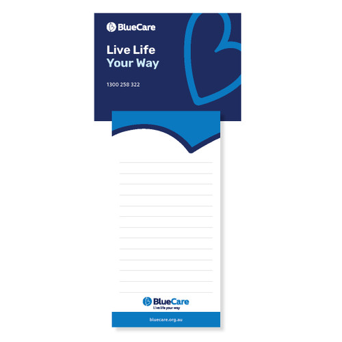 BlueCare Magnetic To Do List and Notepad