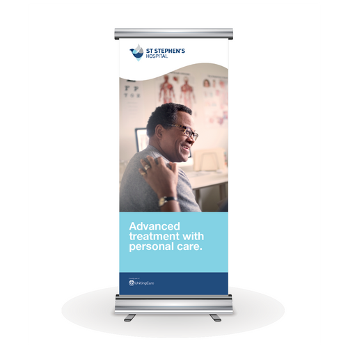 FOR PURCHASE - St Stephen's Hospital Pull Up Banners - Style A