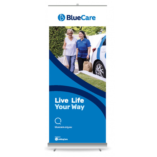 FOR PURCHASE - BlueCare Pull Up Banners - Style B