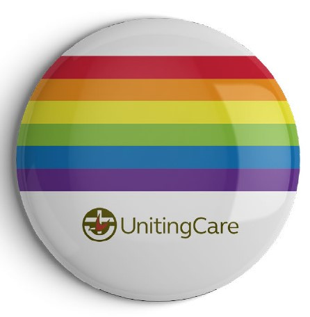 LGBTQIA+ Button Badge 38mm (Max 10 per site)