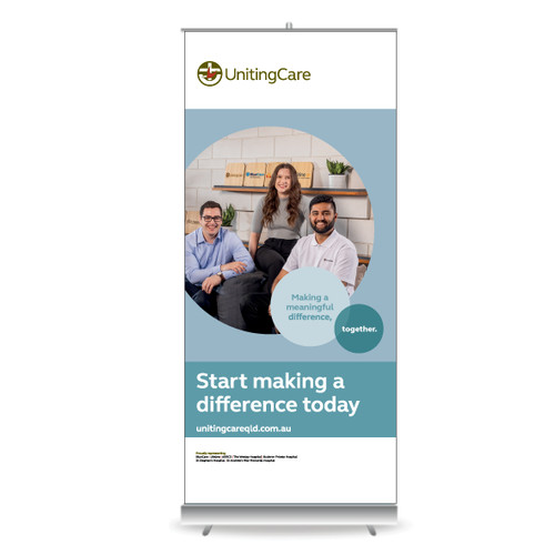 FOR PURCHASE - UnitingCare Recruitment EVP  Pull Up Banners - Style A