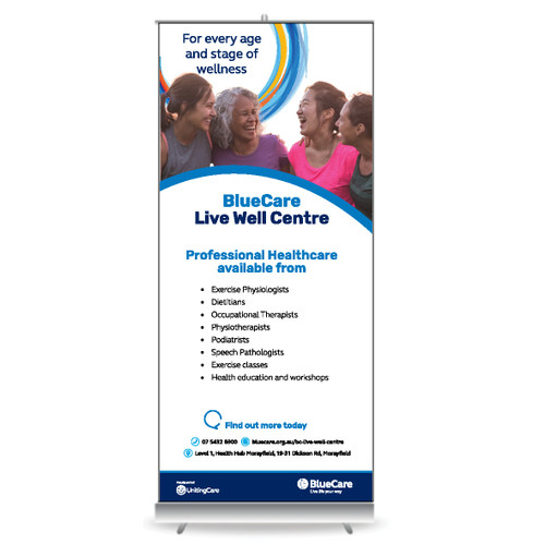 FOR PURCHASE - BlueCare Pull Up Banners - Style G