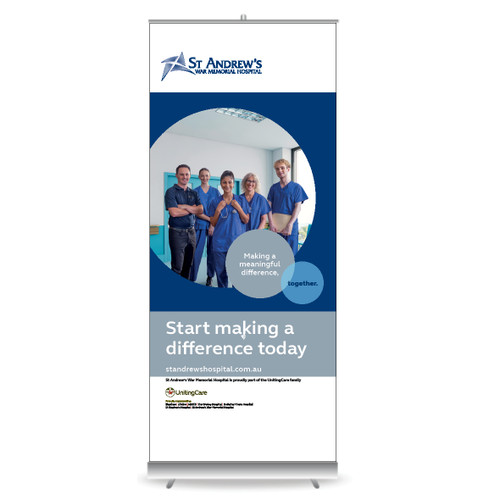 FOR PURCHASE - St Andrew's Hospital Pull Up Banners - Style D